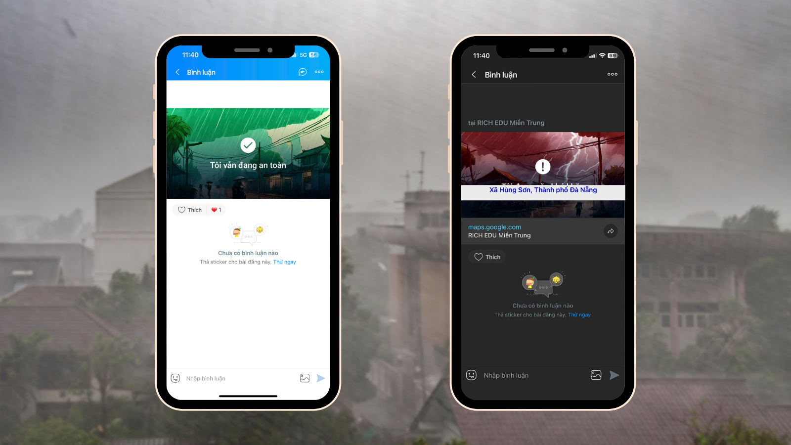 Nhung dieu nguoi dan co the lam tren Zalo de ung pho voi bao lu hinh anh