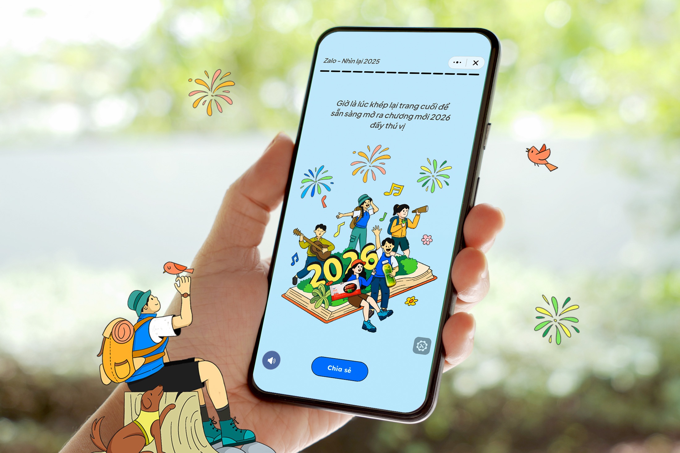 Gan 6 trieu nguoi cung nhin lai nam cu tren Zalo hinh anh