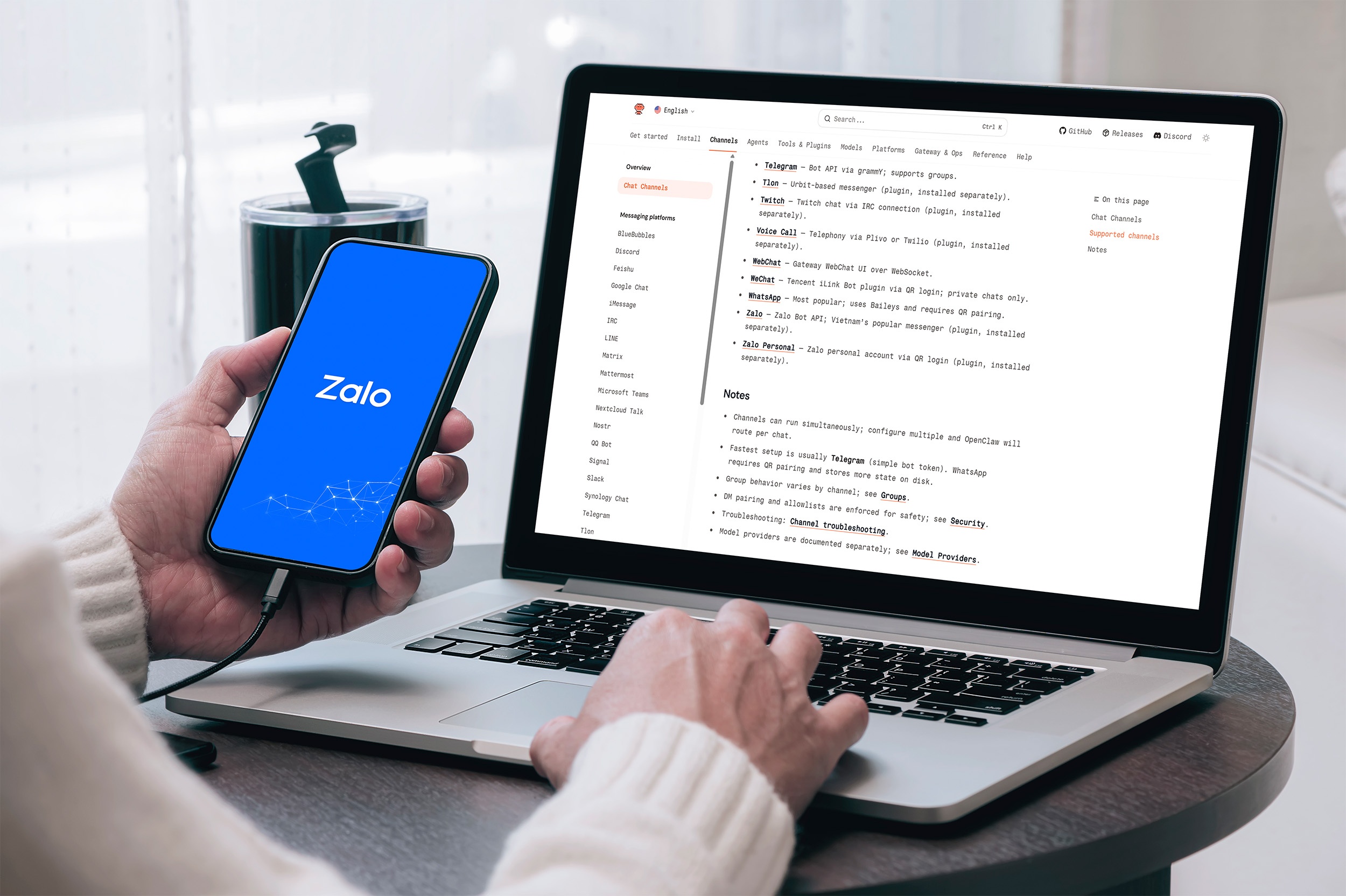Zalo la nen tang ket noi chinh thuc voi OpenClaw hinh anh