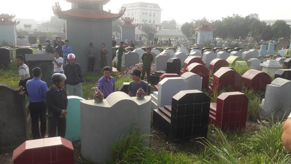 nghia trang,  bat huong,  Hung Yen anh 1