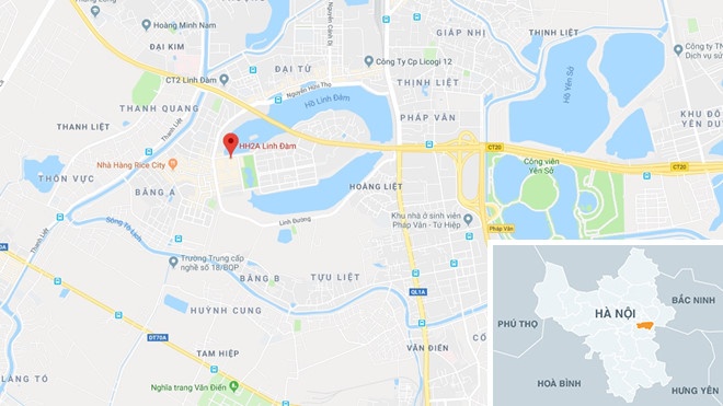 hành hung ở Linh Đàm ảnh 2 hanh hung o Linh Dam anh 2