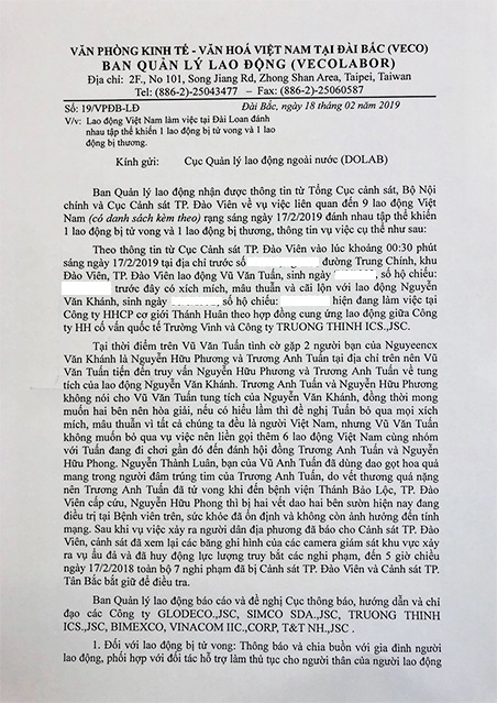 lao động Việt tại Đài Loan ảnh 2 lao dong Viet tai Dai Loan anh 2