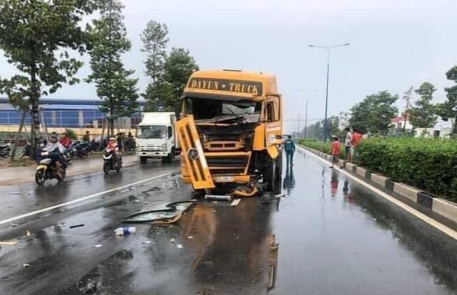 xe đầu kéo cán chết người ảnh 1 xe dau keo can chet nguoi anh 1