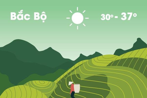 Thoi tiet ngay 17/6: Bac Bo nang nong tro lai, Nam Bo mua rao hinh anh