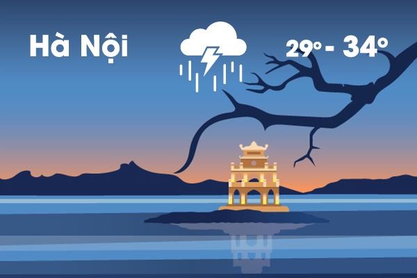 Thoi tiet ngay 18/6: Ha Noi va Sai Gon mua dong ca ngay hinh anh