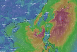 Xuat hien ap thap nhiet doi tren Bien Dong, kha nang manh thanh bao hinh anh