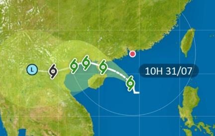 Ap thap nhiet doi manh thanh bao so 3, giat cap 11 khi do bo hinh anh