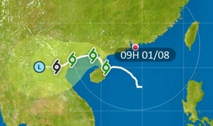 Bao Wipha tien gan dat lien, Ha Noi va Bac Bo mua lon hinh anh