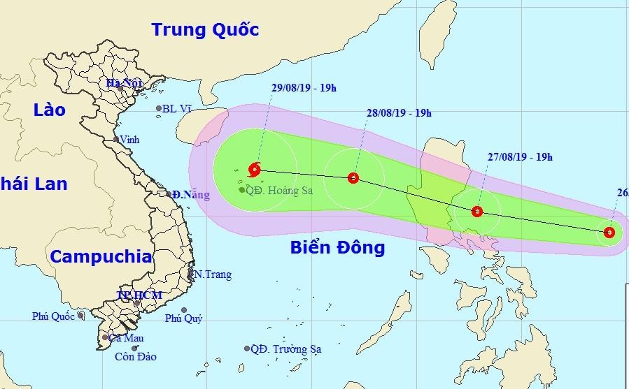 ap thap nhiet doi gan Bien Dong anh 1