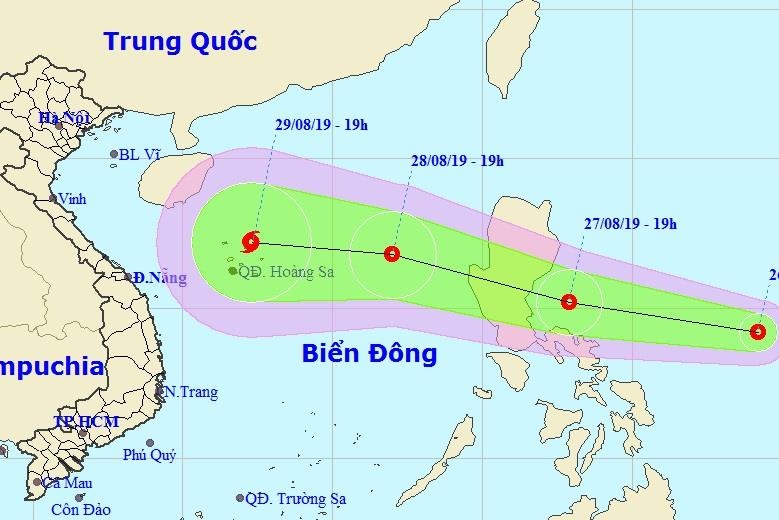 Ap thap nhiet doi co the vao Bien Dong trong 2 ngay toi hinh anh