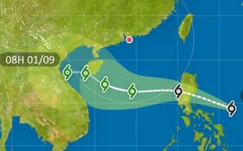 Bao Podul manh cap 8 ap sat Bien Dong hinh anh