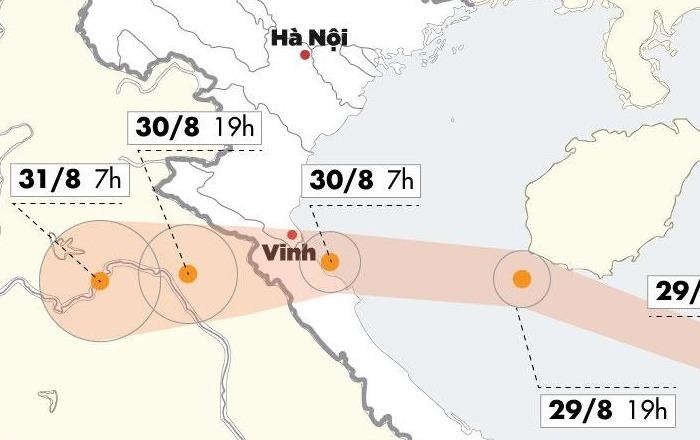 Bao so 4 tang cap, du kien do bo Nghe An - Quang Binh hinh anh