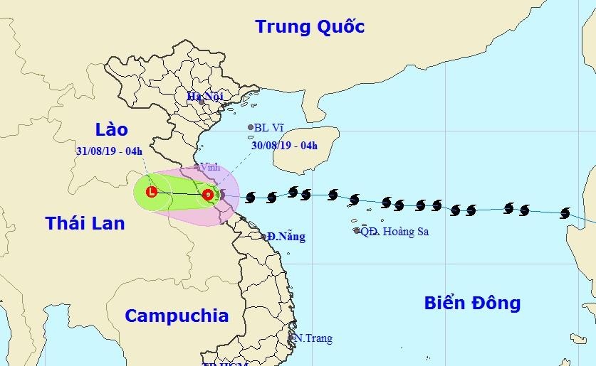 bão số 4 suy yếu ảnh 1 bao so 4 suy yeu anh 1