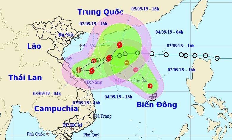 2 ap thap nhiet doi tren Bien Dong anh 1