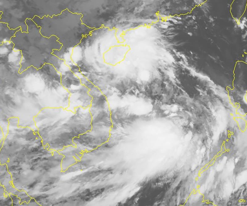 2 áp thấp nhiệt đới trên Biển Đông ảnh 2 2 ap thap nhiet doi tren Bien Dong anh 2