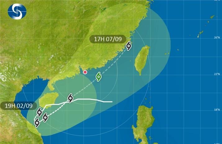 2 ap thap nhiet doi tren Bien Dong anh 2