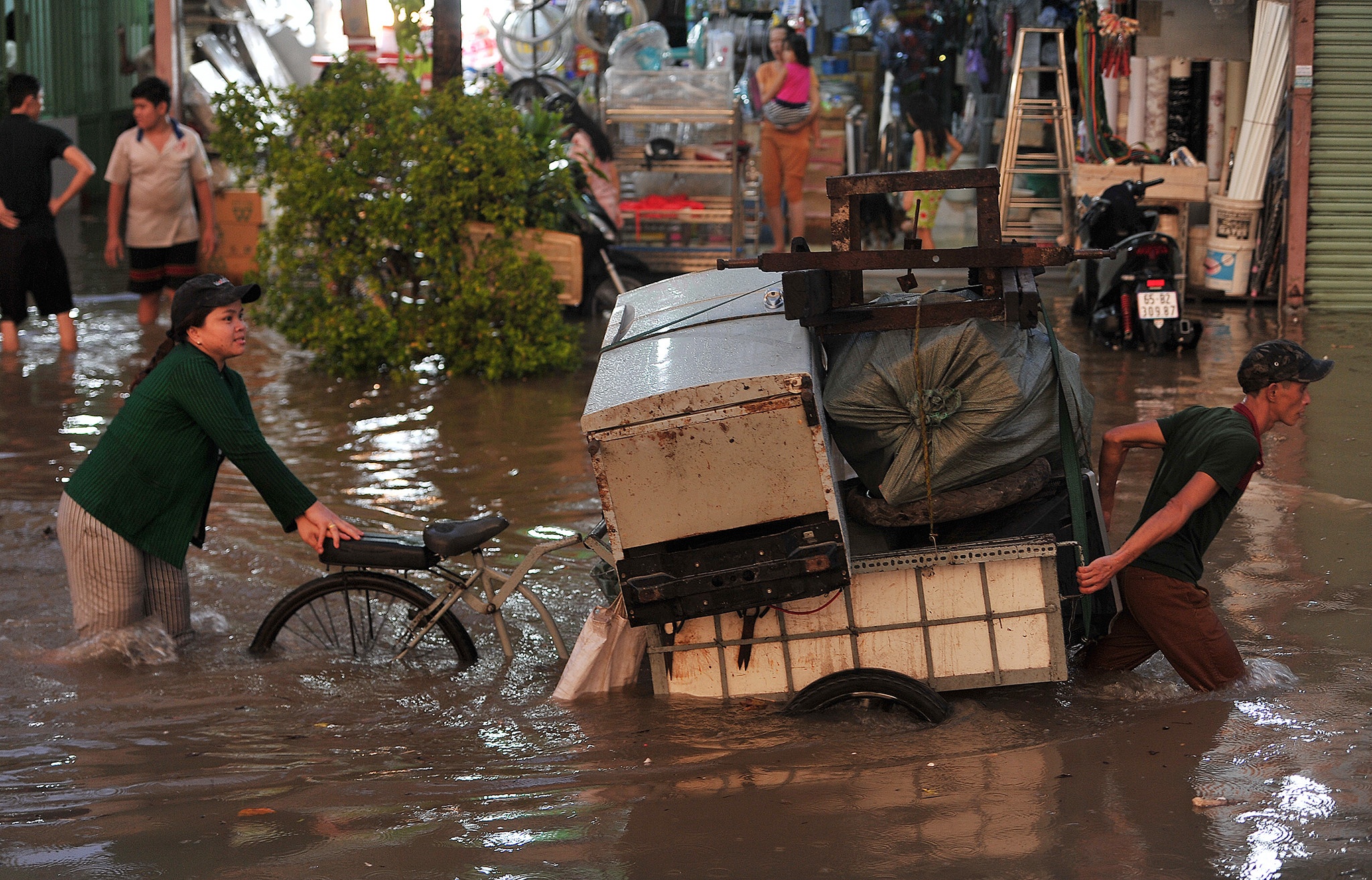 ngập ở miền Tây ảnh 1 ngap o mien Tay anh 1