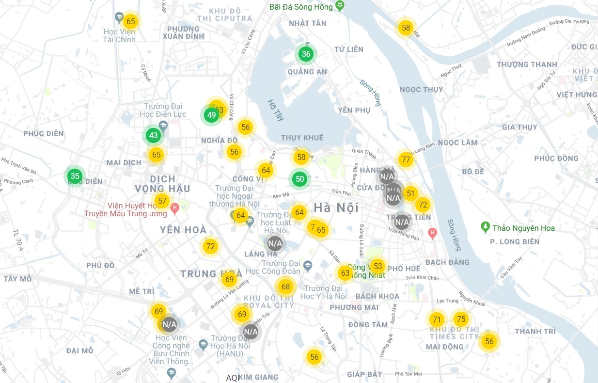 ô nhiễm không khí ở Hà Nội ảnh 1 o nhiem khong khi o Ha Noi anh 1