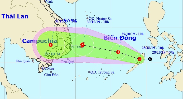 ap thap nhiet doi tren Bien Dong anh 1