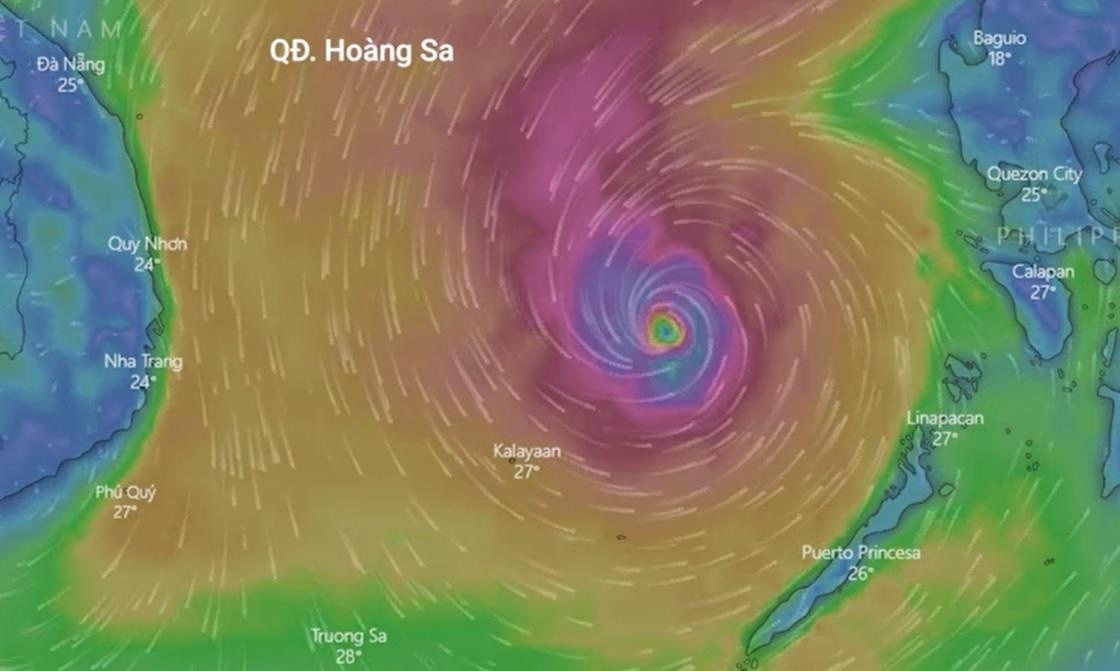 Duong di cua bao Nakri ngay 8/11 hinh anh