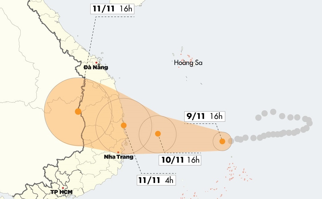 bão số 6 tiến gần đất liền ảnh 1 bao so 6 tien gan dat lien anh 1