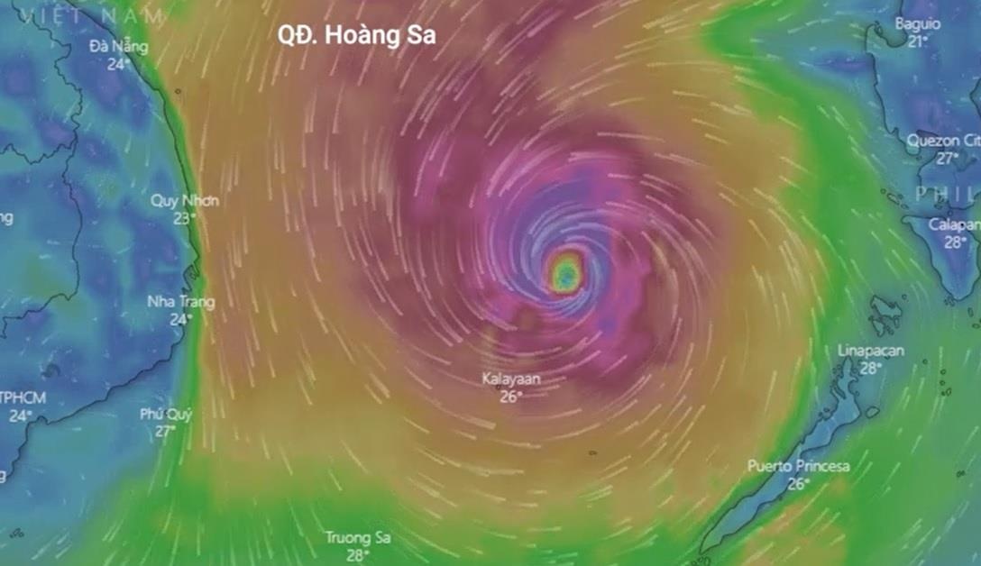 Du bao duong di cua bao so 6 ngay 9/11 hinh anh