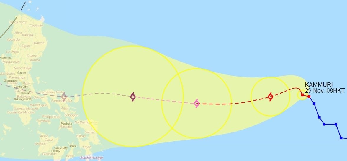 Sieu bao Kammuri tan cong Philippines voi suc gio 200 km/h hinh anh
