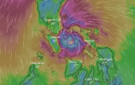 Duong di cua bao Kammuri khi vao Bien Dong hinh anh