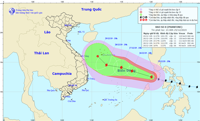 bao Phanfone vao Bien Dong anh 1