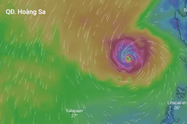 Du bao duong di cua bao Phanfone tren Bien Dong hinh anh