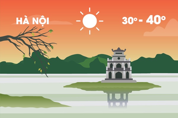 Ha Noi nong dan len 40 do C vao cuoi tuan, TP.HCM mua dong hinh anh