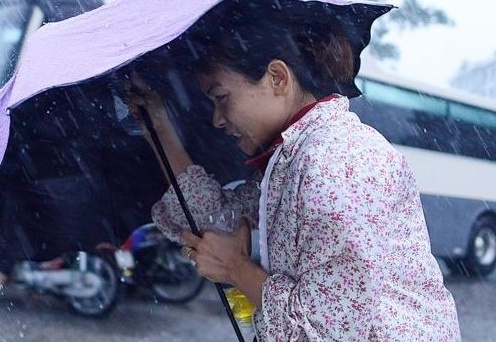 Mien Bac don khong khi lanh kem mua dong hinh anh