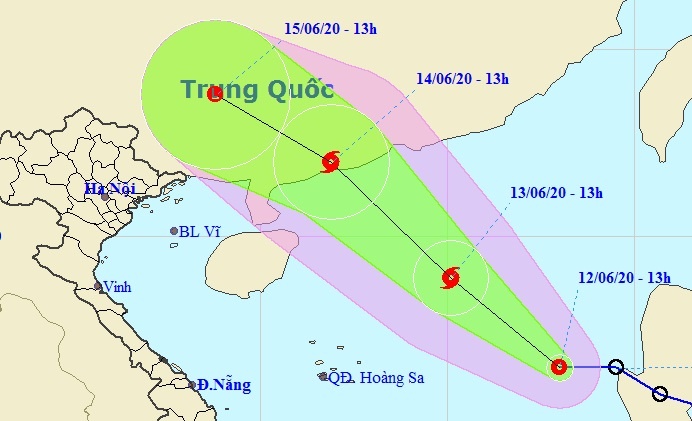 ap thap nhiet doi tren Bien Dong anh 1