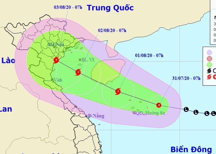 Ap thap nhiet doi hinh thanh tren Bien Dong hinh anh