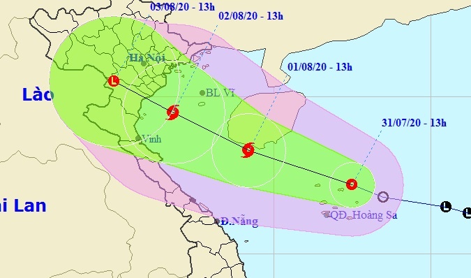 ung pho voi ap thap nhiet doi tren Bien Dong anh 1