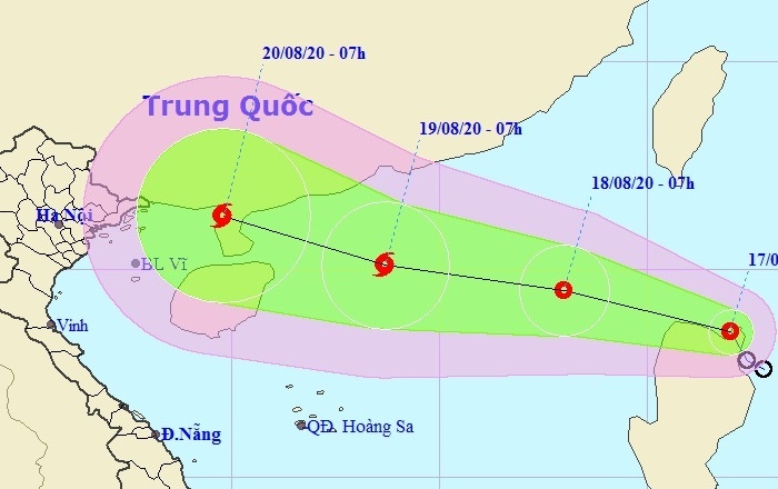 Bien Dong sap co bao hinh anh