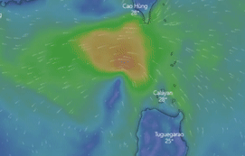 Duong di cua ap thap nhiet doi truoc khi thanh bao so 4 hinh anh