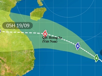 Bao so 5 giat cap 12 tren Bien Dong hinh anh