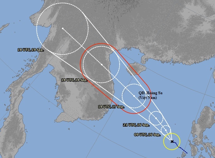 Bao so 5 huong vao Quang Binh - Da Nang hinh anh