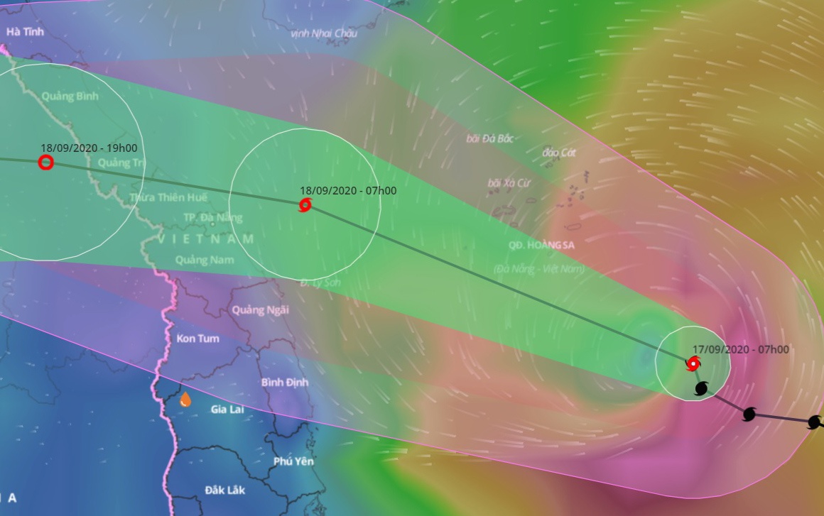 Bao so 5 co the do bo sang 18/9, manh cap 12 hinh anh