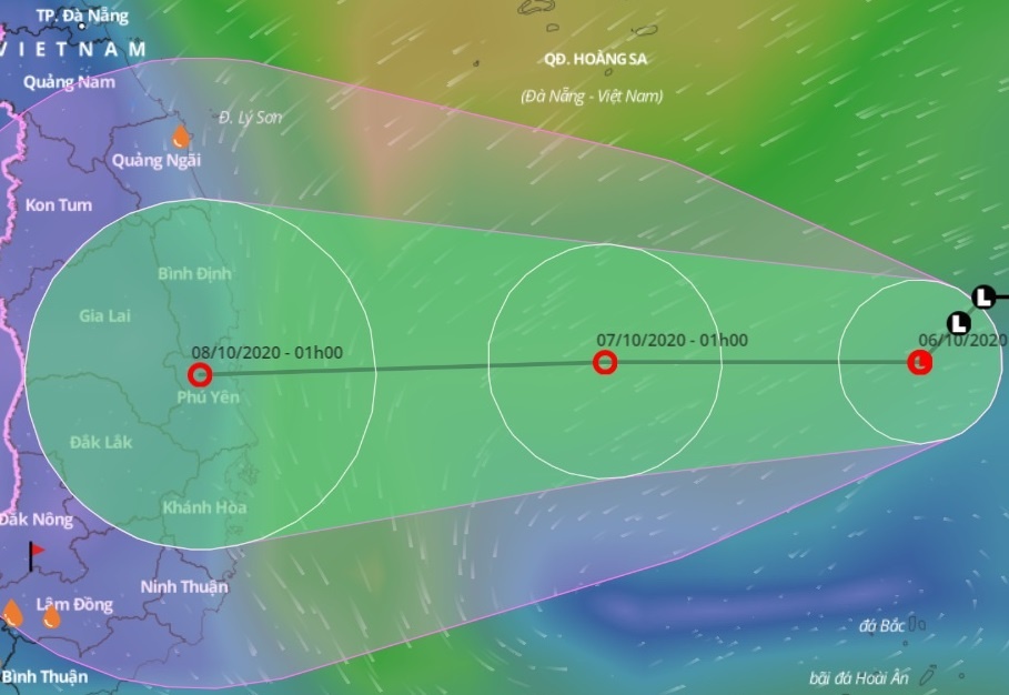 Vung ap thap tren Bien Dong manh len, mien Trung mua lon 5 ngay hinh anh