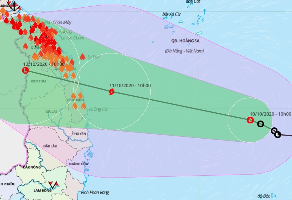 Bao co the do bo Quang Nam - Phu Yen 2 ngay toi hinh anh
