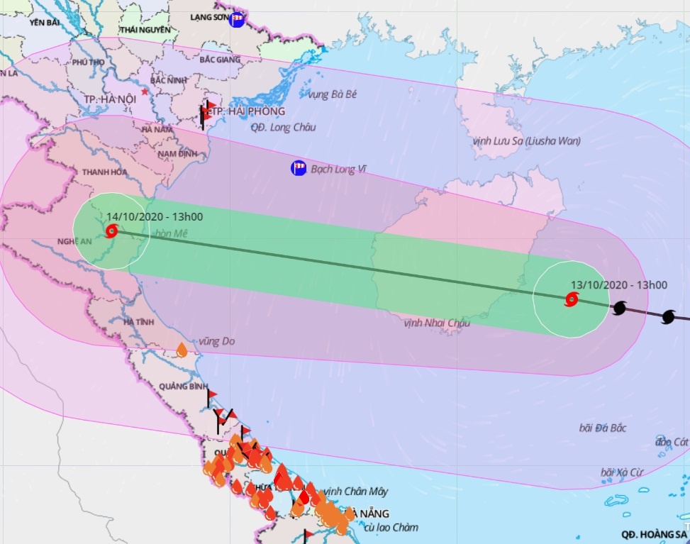 Bao so 7 do bo Thanh Hoa - Nghe An chieu 14/10 hinh anh