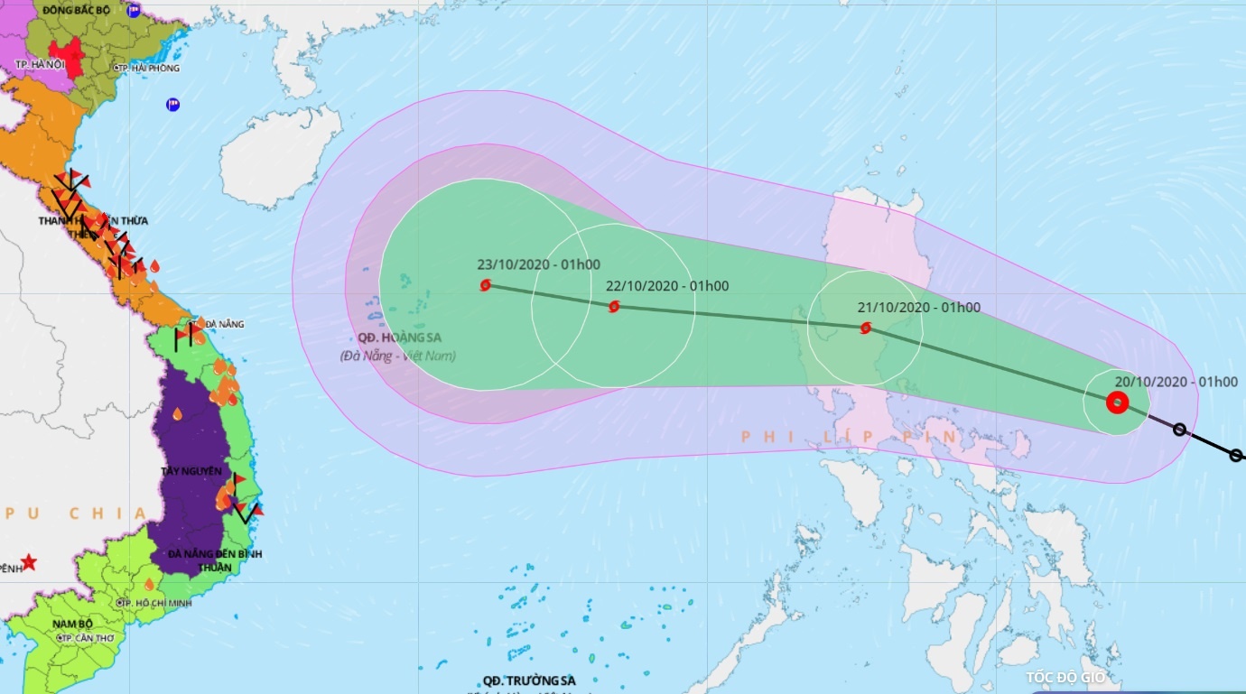 ap thap nhiet doi vao Bien Dong anh 1