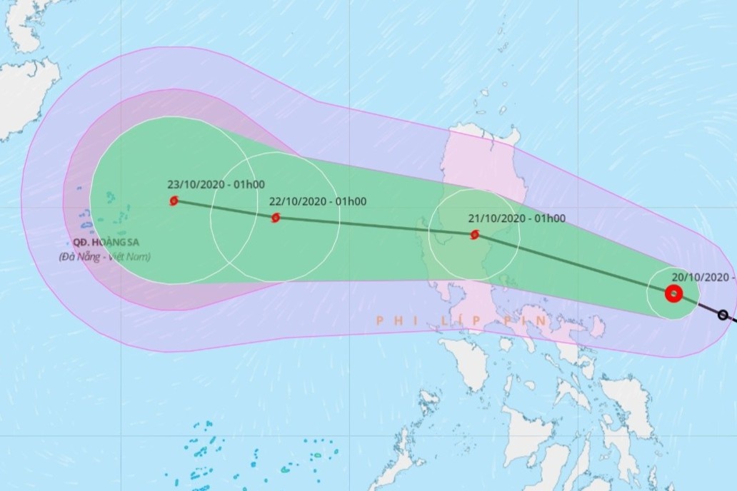 Bao xuat hien gan Bien Dong hinh anh