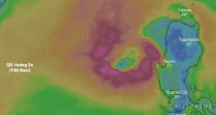 Du bao duong di cua bao so 8 tren Bien Dong hinh anh