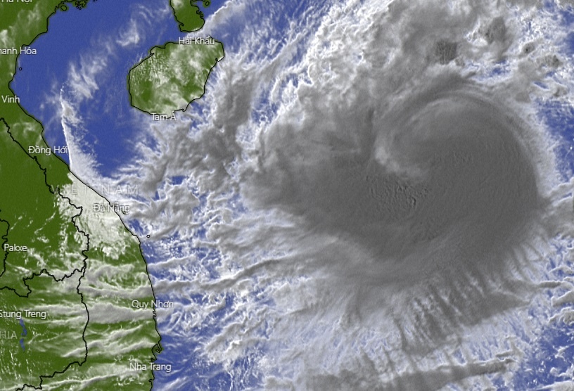 Bao so 8 huong vao Nghe An - Quang Tri hinh anh