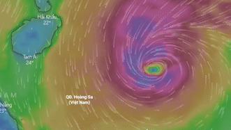 Du bao duong di cua bao so 8 truoc khi do bo hinh anh