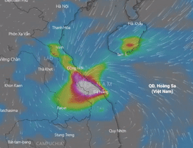 Mien Trung hung luong mua lon 7 ngay toi hinh anh