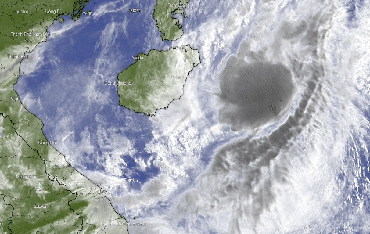 Bao manh cap 8 du kien do bo Ha Tinh - Quang Tri hinh anh